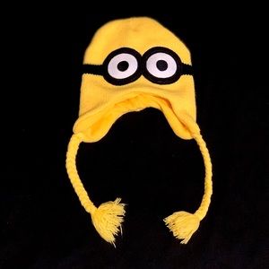Despicable Me Minion Knitted Beanie Hat (adult)